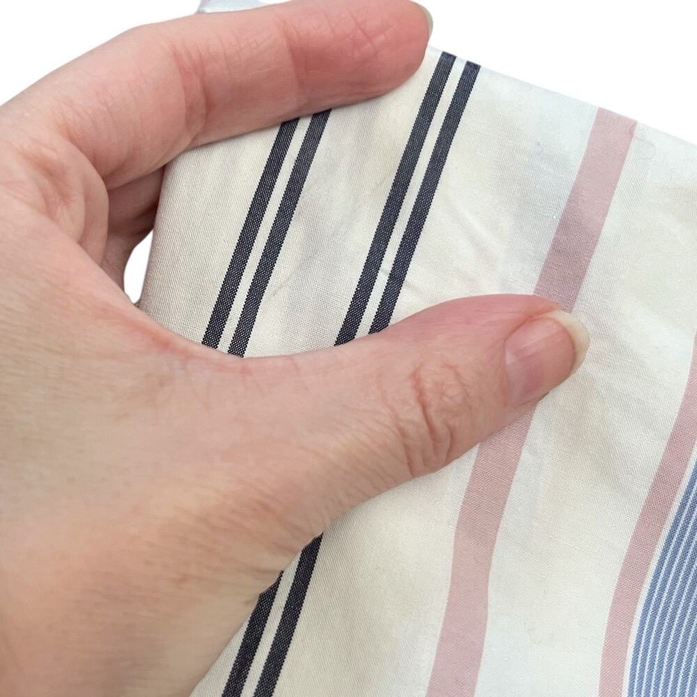 A New Day Striped Poplin Midi Skirt XXL Tiered Colorful Preppy Casual Pull On - Picture 10 of 10